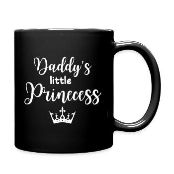 Daddy's little princess - Dad's little princess - Full Colour Mug - black - Right