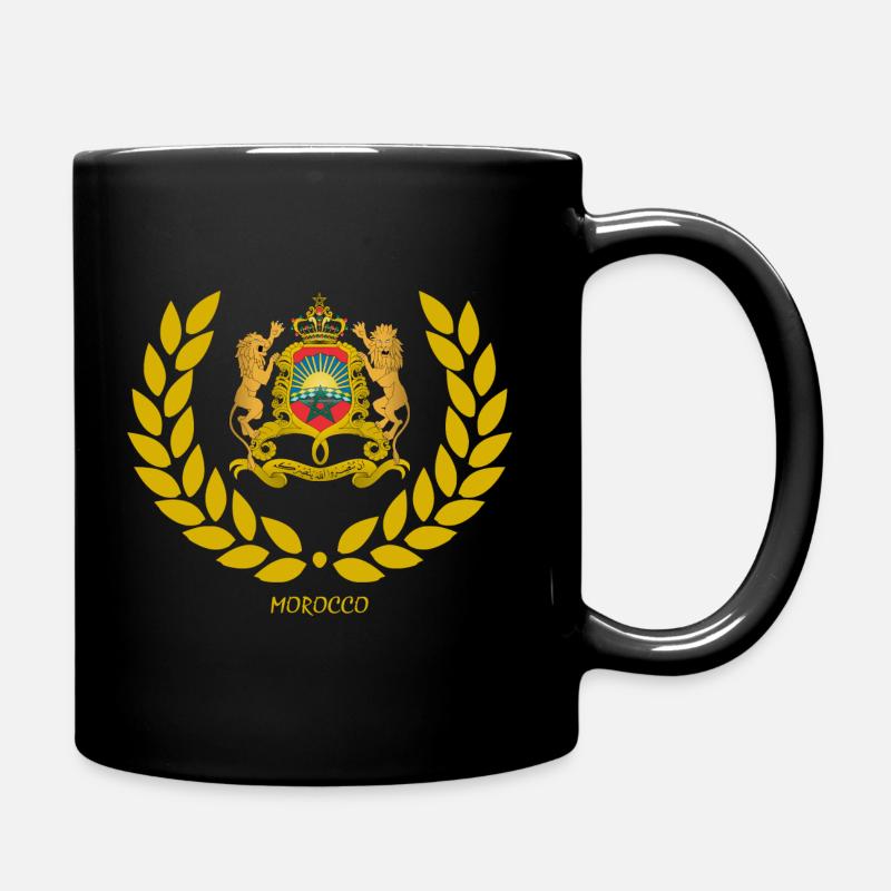Königreich Marokko - Tasse einfarbig - Schwarz