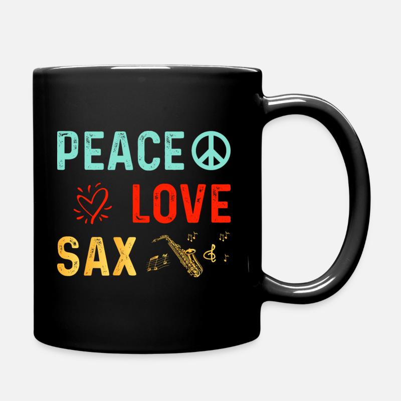 Saxophone Saxophon Idée cadeau - Mug uni - noir