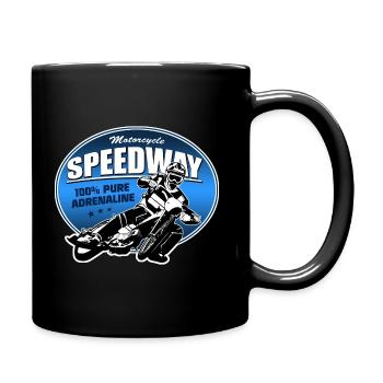 Speedway - Motorcycle Speedway - Tasse einfarbig - Schwarz - Rechts