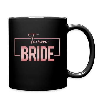 Team Bride - Full Colour Mug - black - Right