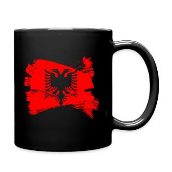 Albanian flag - Full Colour Mug - black - Right