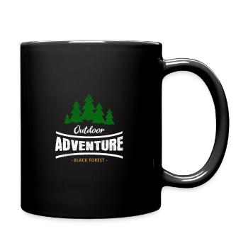 Outdoor Adventure Black Forest - Tasse einfarbig - Schwarz - Rechts