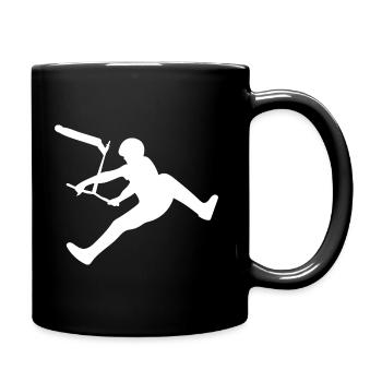Stuntscooter Scooter Pedal Scooter - Full Colour Mug - black - Right