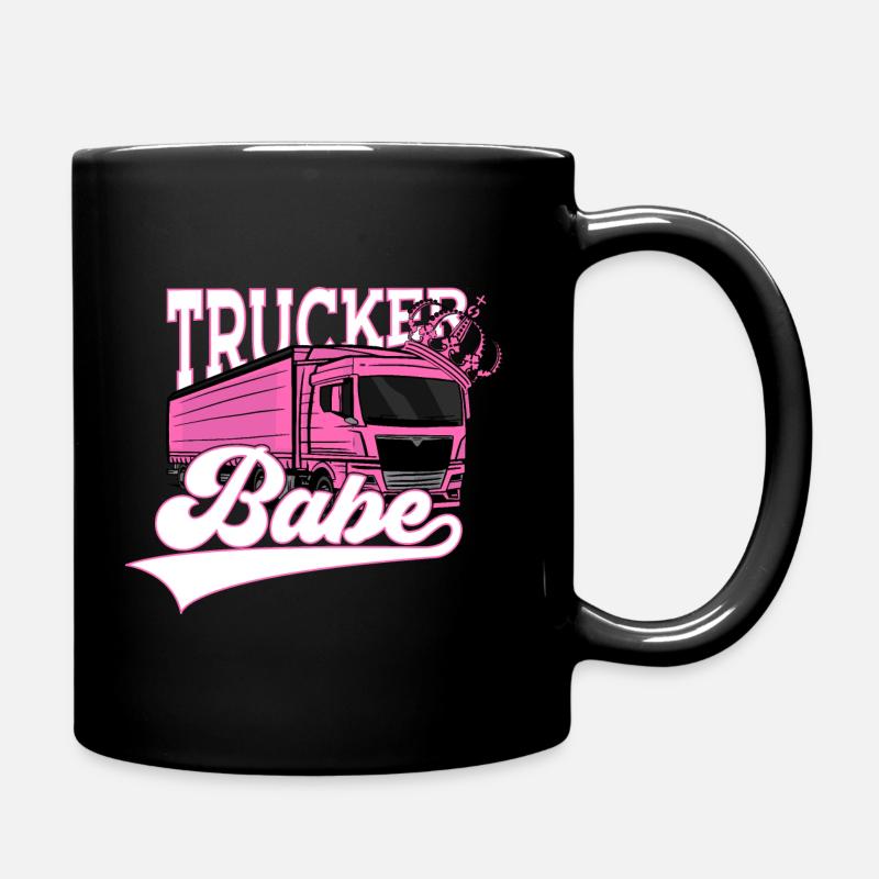 CHAUFFEUR DE CAMIONNEUR BABE - Mug uni - noir