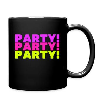 Party - Tasse einfarbig - Schwarz - Rechts