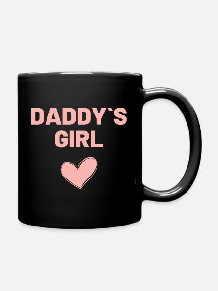 Daddy´s Girl - Tasse einfarbig - Schwarz