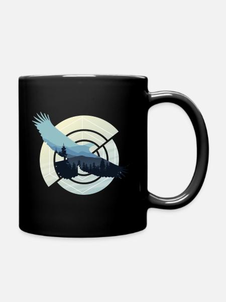 Nationaler Tag des Vogels (05. Januar) - Tasse einfarbig - Schwarz
