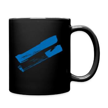 Streifen - Tasse einfarbig - Schwarz - Rechts