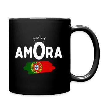 Amora - Mug uni - noir - Droite