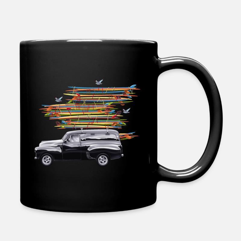 Surf a Lot - Full Colour Mug - black