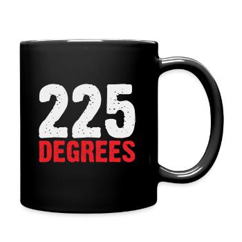 SAISON DE BARBECUE GRILLÉ À 225 DEGRÉS - Mug uni - noir - Droite