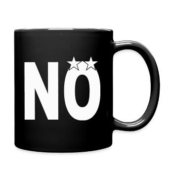 Verbot Nein gesagt - Tasse einfarbig - Schwarz - Rechts