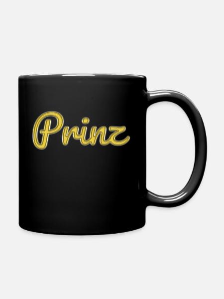 Prinz - Tasse einfarbig - Schwarz
