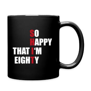 80 - Mug uni - noir - Droite