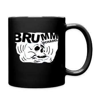 ZoffArt BRUMMSCHÄDEL - Tasse einfarbig - Schwarz - Rechts