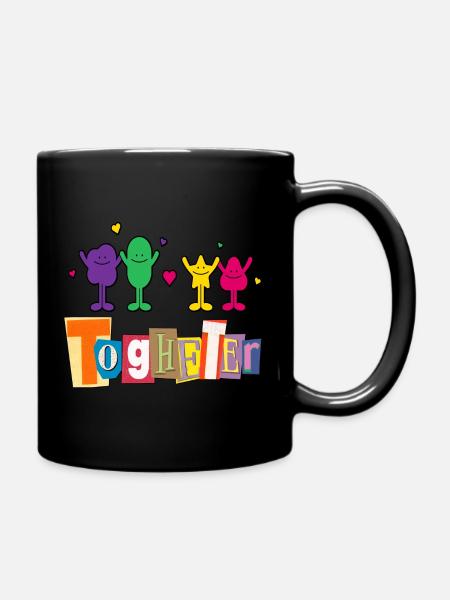 Zusammen - Tasse einfarbig - Schwarz