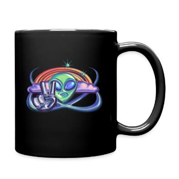Vêtements extraterrestres - Mug uni - noir - Droite