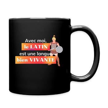 Fiers d'être Professeurs de Lettres classiques - Mug uni - noir - Droite