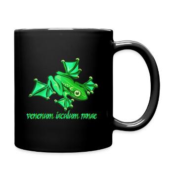 Giftfrosch - Tasse einfarbig - Schwarz - Rechts
