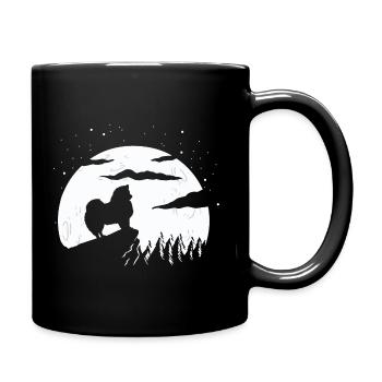 Chien esquimau américain Hund - Mug uni - noir - Droite