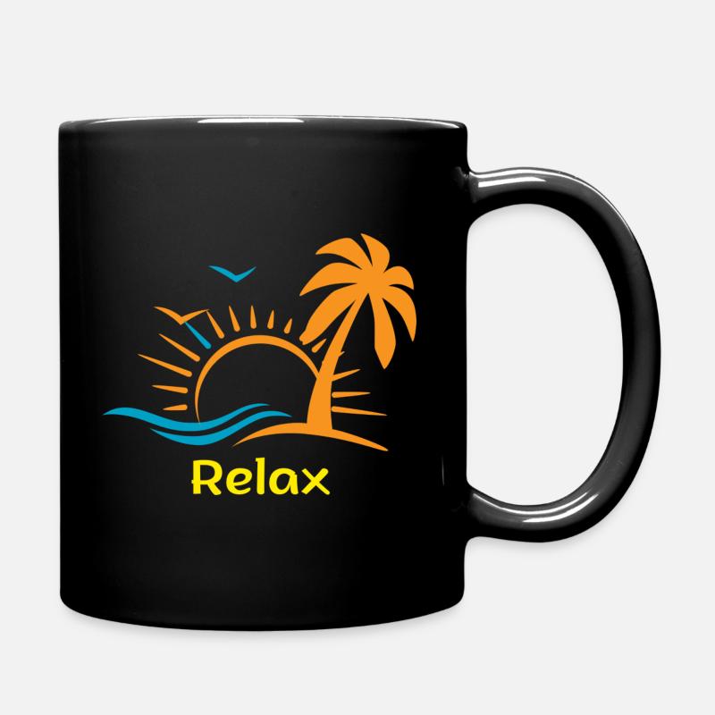 Se détendre - Mug uni - noir