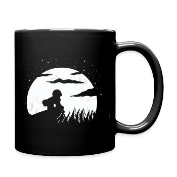 Bichon Frise - Mug uni - noir - Droite