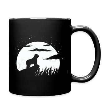 Briard - Berger de Brie - Briarden - Tasse einfarbig - Schwarz - Rechts