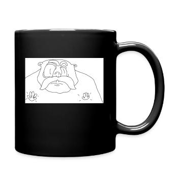 Goulot - Mug uni - noir - Droite