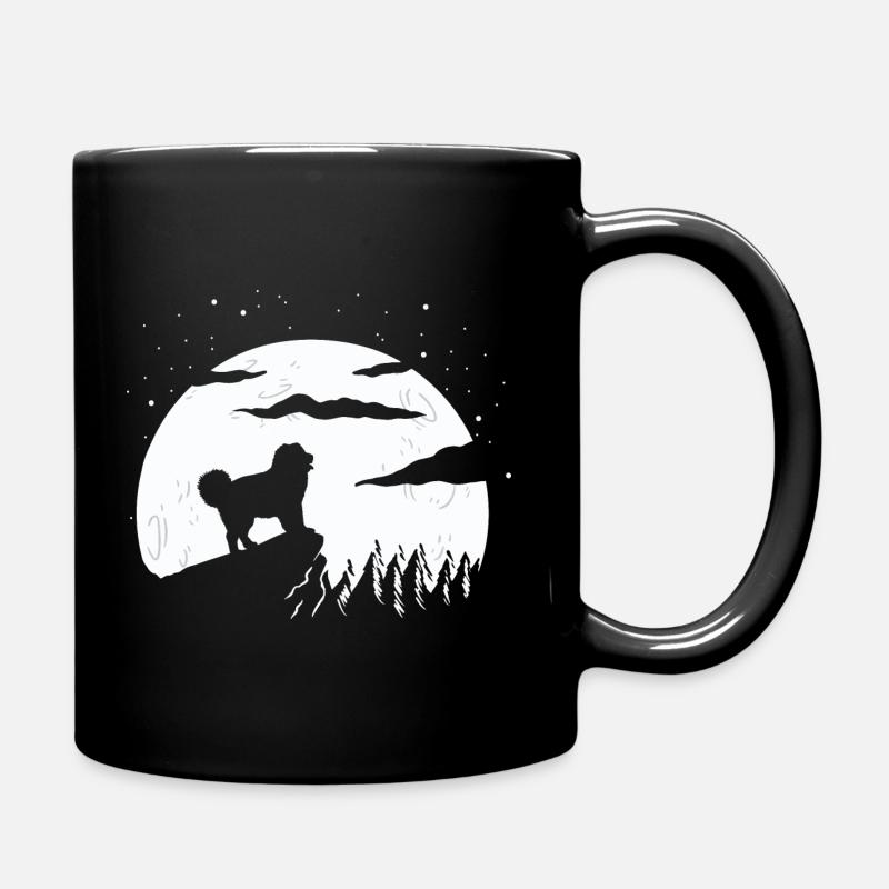 Kaukasischer Owtscharka Caucasian Shepherd Dog - Tasse einfarbig - Schwarz