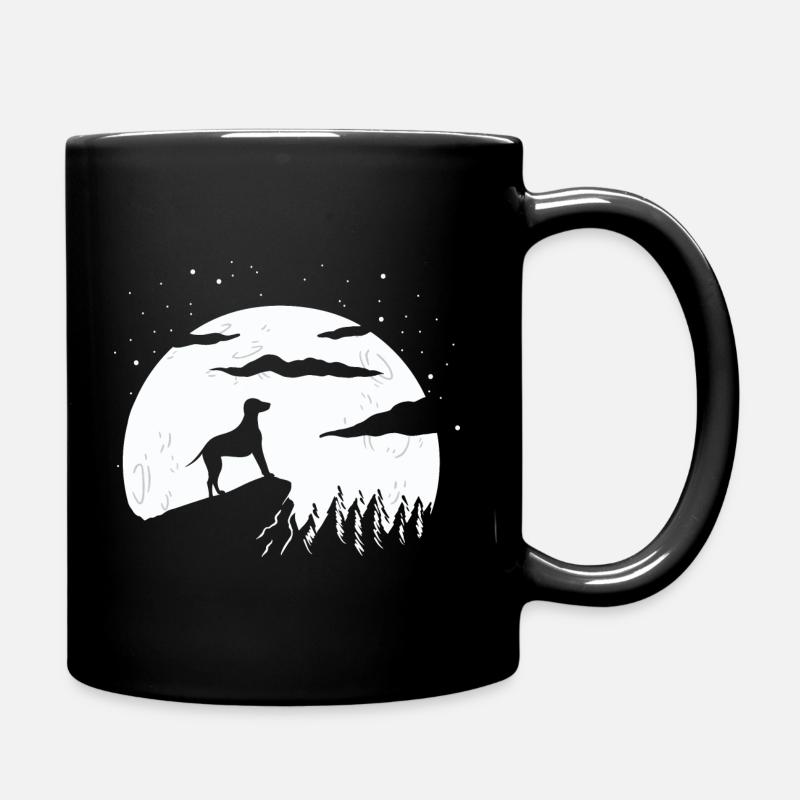 Dalmatiner - Tasse einfarbig - Schwarz