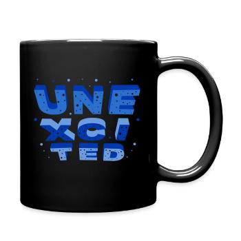 unexcited blue - Tasse einfarbig - Schwarz - Rechts