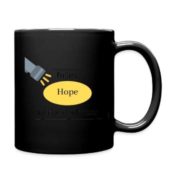 Hope - Tasse einfarbig - Schwarz - Rechts