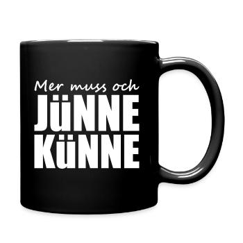 Kölsch - Dialekt - Spruch - Tasse einfarbig - Schwarz - Rechts