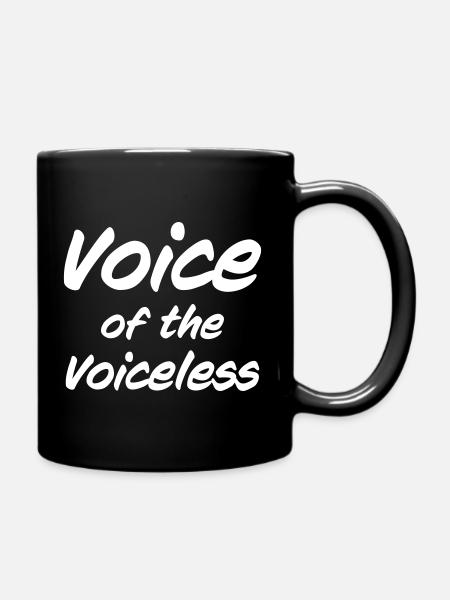 Voice Of The Voiceless - Tasse einfarbig - Schwarz