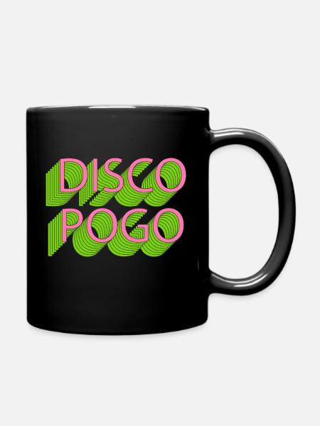 Disco Pogo - Tasse einfarbig - Schwarz