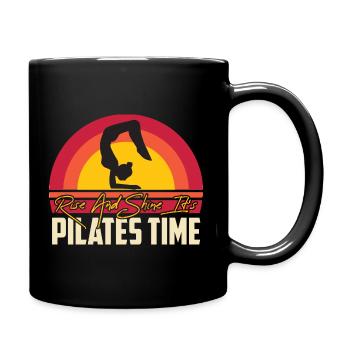 Méditation, Zen Yoga et Pilates - Mug uni - noir - Droite