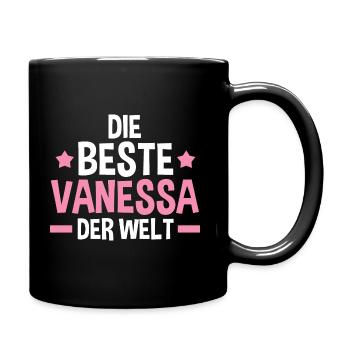 Vanessa - Tasse einfarbig - Schwarz - Rechts