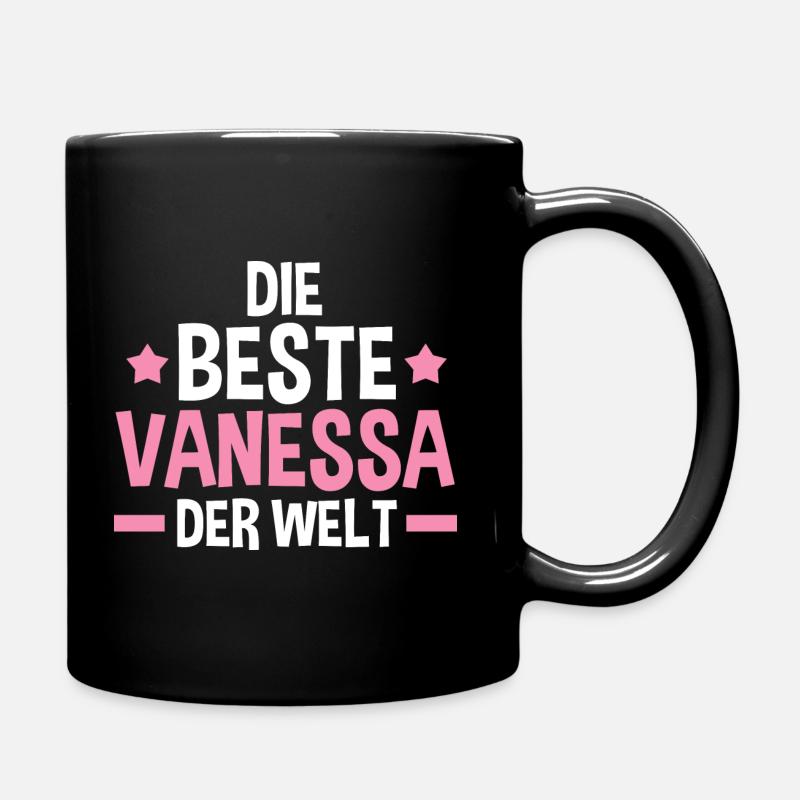 Vanessa - Tasse einfarbig - Schwarz