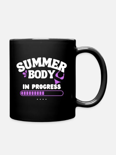 Summer Body t-shirt Drôle Femme - Mug uni - noir