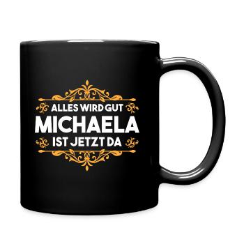 Michaela - Tasse einfarbig - Schwarz - Rechts