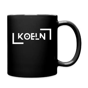 Köln - Tasse einfarbig - Schwarz - Rechts