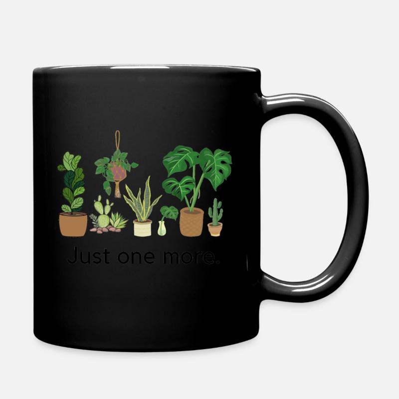 Juste une (plante) de plus. - Mug uni - noir