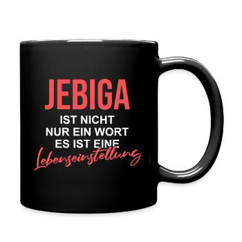 Jebiga is not just a word Fry Balkan Serbia - Full Colour Mug - black - Right
