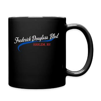 Neighborhood Series – Frederick Douglass Blvd - Tasse einfarbig - Schwarz - Rechts
