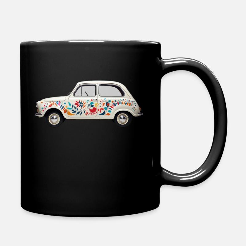 Oldtimer - Tasse einfarbig - Schwarz