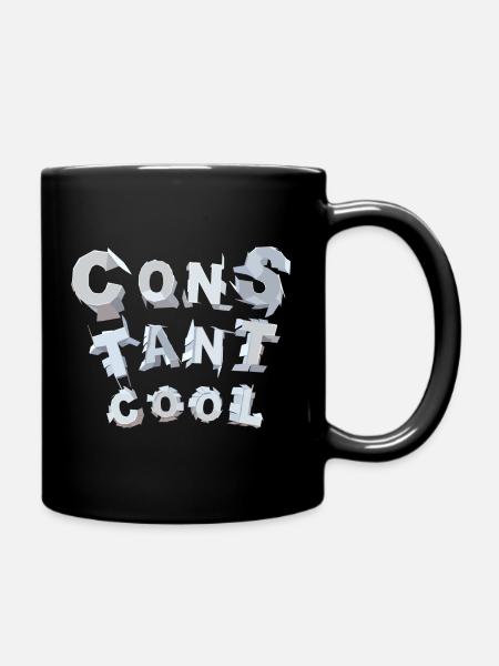 constant cool - Tasse einfarbig - Schwarz