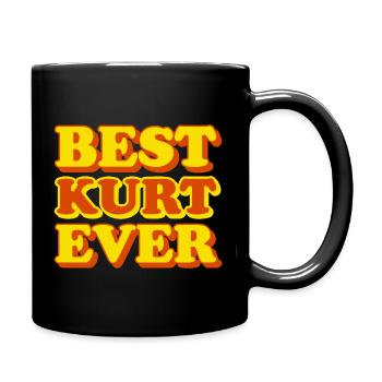Kurt First name Funny gift - Full Colour Mug - black - Right
