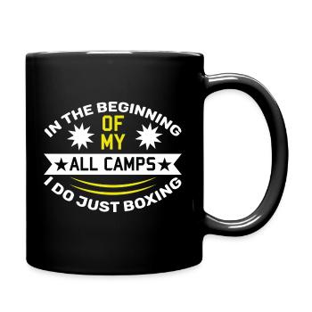 Boxing Threads 14 - Tasse einfarbig - Schwarz - Rechts