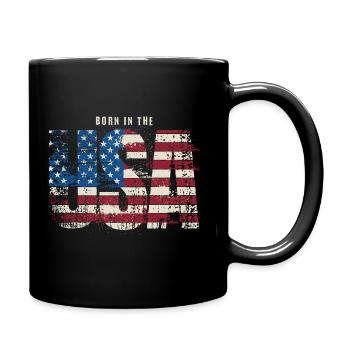 Born in the USA - Mug uni - noir - Droite